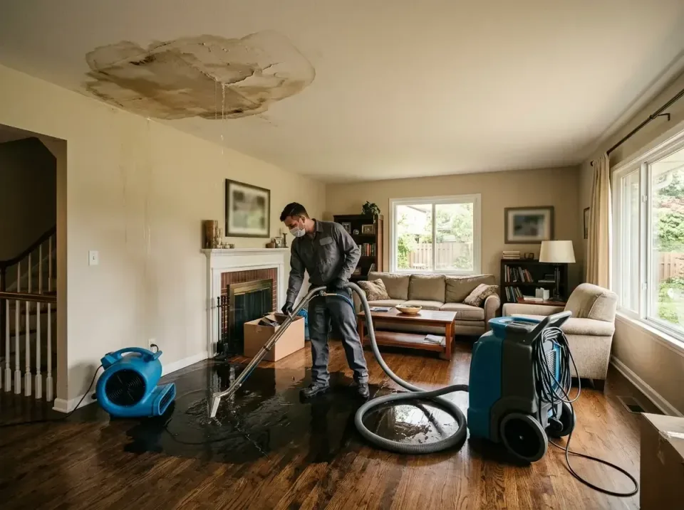 attic-pipe-burst-ceiling-drip-008 — frequently asked questions, Water Damage Restoration & Carpet Care in Old Bethpage, NY